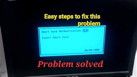 smart card issue|smart card authentication error.